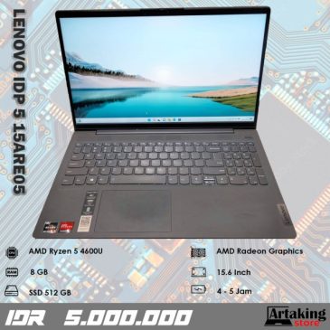 SLIM SERIES – Lenovo Ideapad 5 15ARE05 – Ryzen 5 – Ram 8 GB – SSD 256 GB