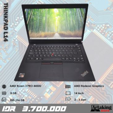 LenovoThinkpad L14 – Ryzen 3 Pro – Ram 8 GB – SSD 256 GB