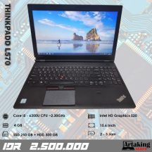Lenovo Thinkpad L570 – Core i5 – Gen 6 th – SSD 250 GB – Double Storege