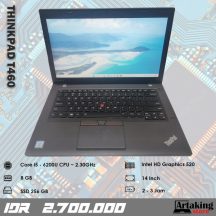 Lenovo Thinkpad T460 – Core i5 – Gen 6 th – Ram 8 GB – SSD 256 GB