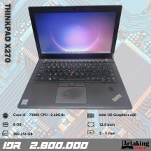 Lenovo Thinkpad X270 – Core i5 – Gen 7 th – Ram 8 GB – SSD 256 GB