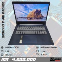 Lenovo Ideapad 3 14ARE05 – Ryzen 7 – Ram 8 GB – SSD 256 GB