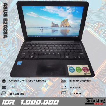 Asus E202SA – Celeron N3060 – Normal Semua Siap Pakai