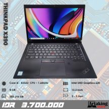 Lenovo Thinkpad X390 – Core i5 – Gen 8 th – Ram 8 GB – SSD 256 GB