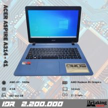 Acer Aspire A314 – 41 – AMD A9 – Ram 4 GB – SSD 256 GB