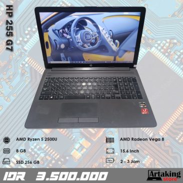 HP 255 G7 – Ryzen 5 – Ram 8 GB – SSD 256 GB